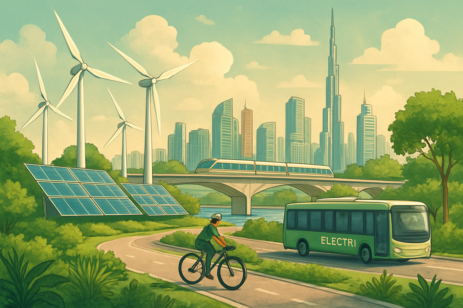 Sustainable infrastructure development in Dubai